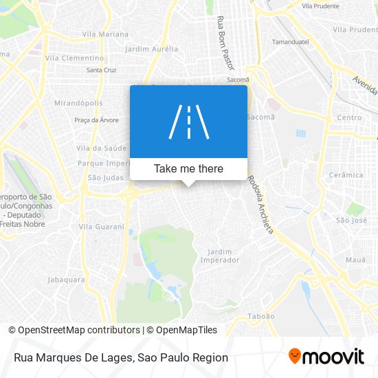 Mapa Rua Marques De Lages