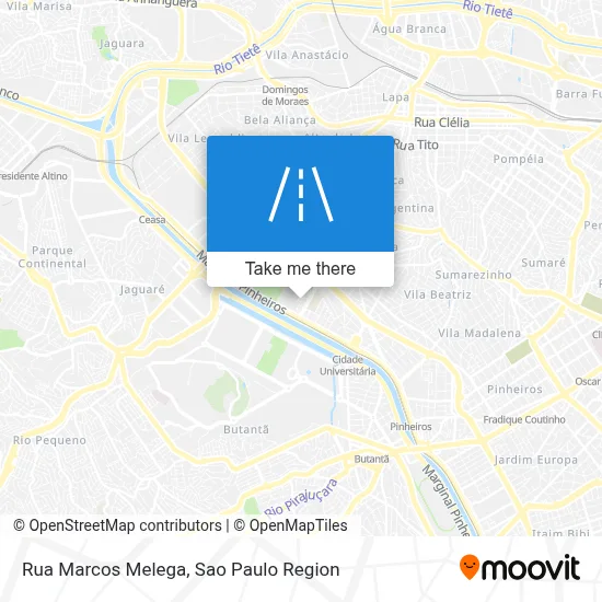Rua Marcos Melega map