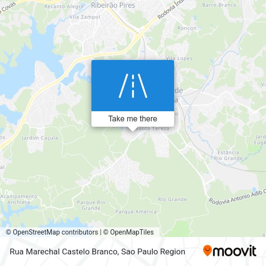 Rua Marechal Castelo Branco map