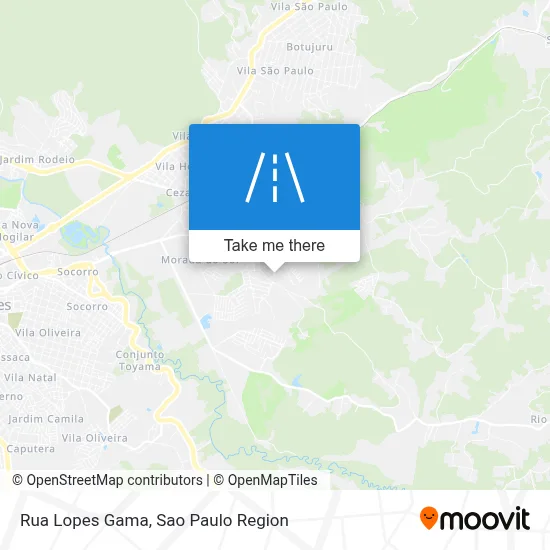 Rua Lopes Gama map