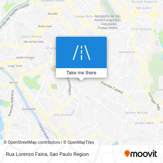 Rua Lorenzo Faina map