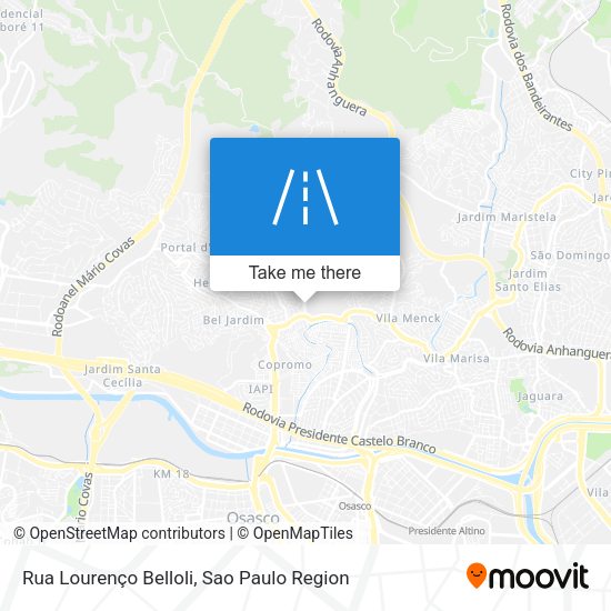 Rua Lourenço Belloli map