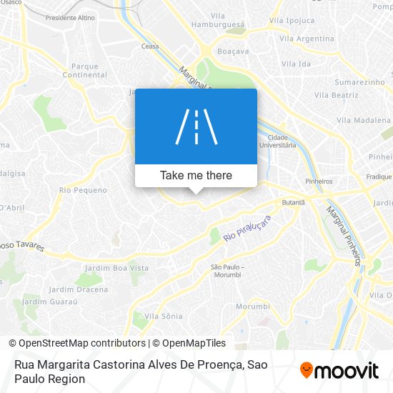 Rua Margarita Castorina Alves De Proença map