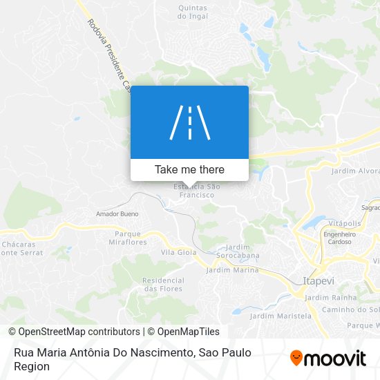 Rua Maria Antônia Do Nascimento map