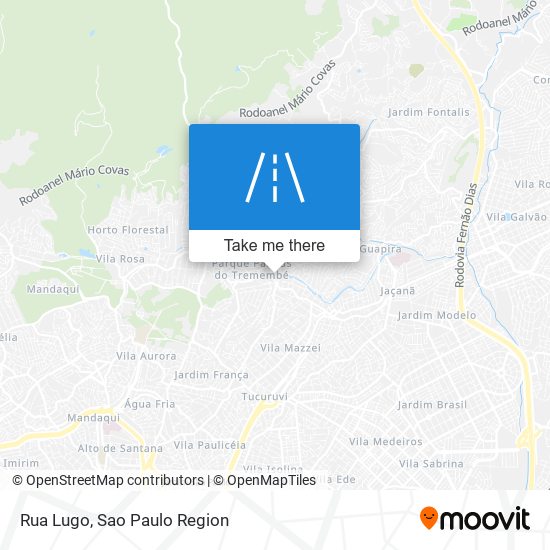 Rua Lugo map