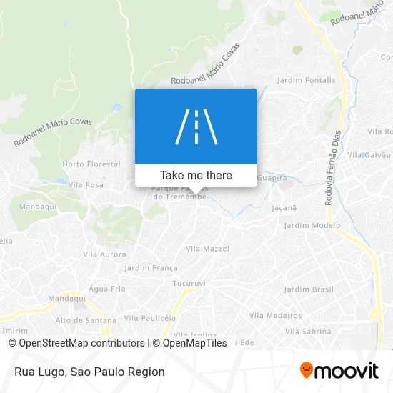 Rua Lugo map