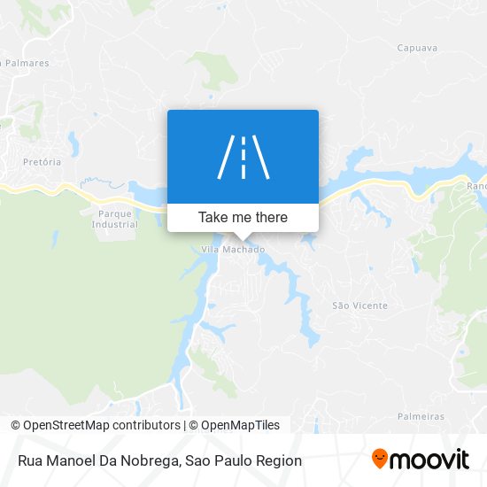 Mapa Rua Manoel Da Nobrega