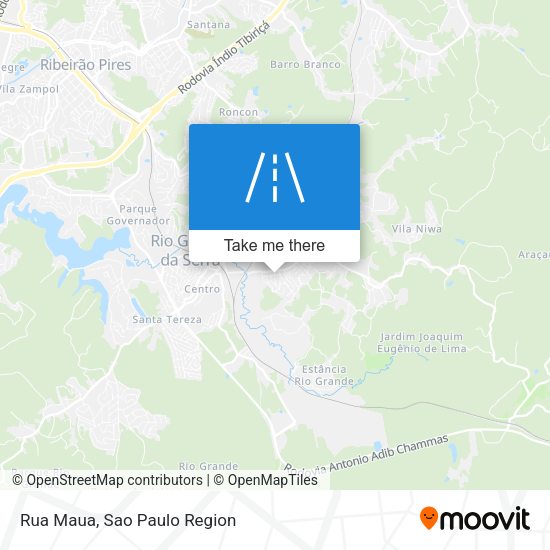 Rua Maua map