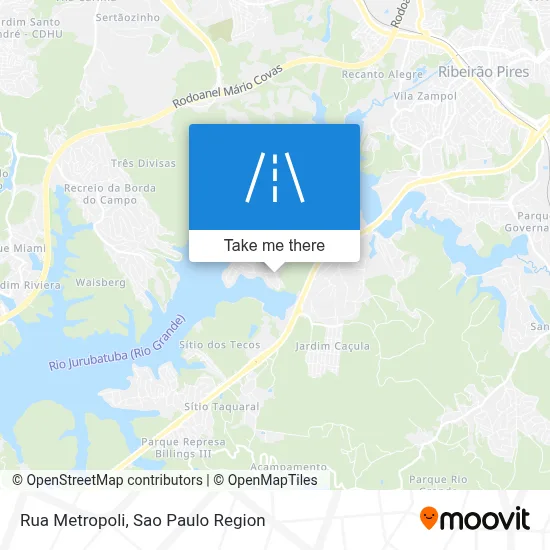 Rua Metropoli map