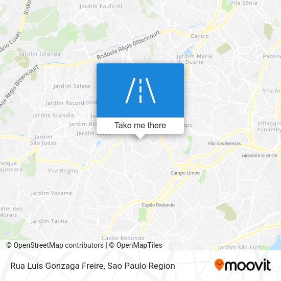 Rua Luis Gonzaga Freire map