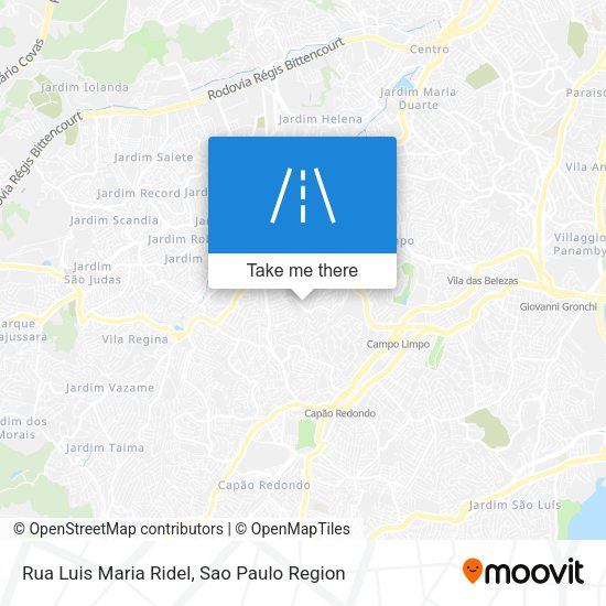 Rua Luis Maria Ridel map