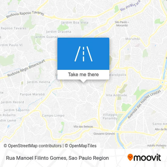 Rua Manoel Filinto Gomes map