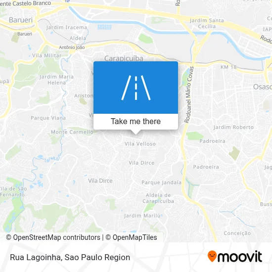 Rua Lagoinha map