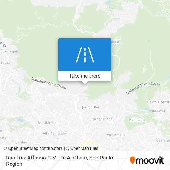 Rua Luiz Affonso C.M. De A. Otiero map