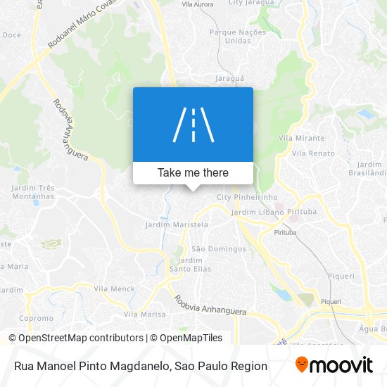 Rua Manoel Pinto Magdanelo map