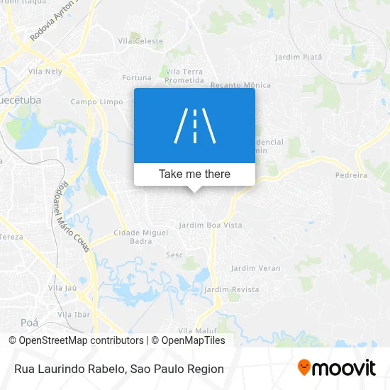 Rua Laurindo Rabelo map