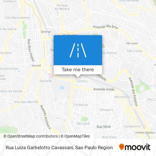 Rua Luiza Garbelotto Cavassani map