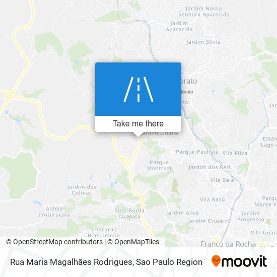 Rua Maria Magalhães Rodrigues map