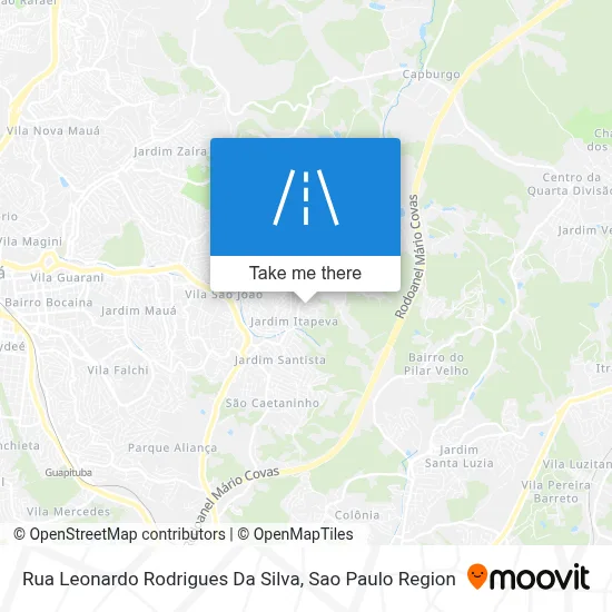 Rua Leonardo Rodrigues Da Silva map
