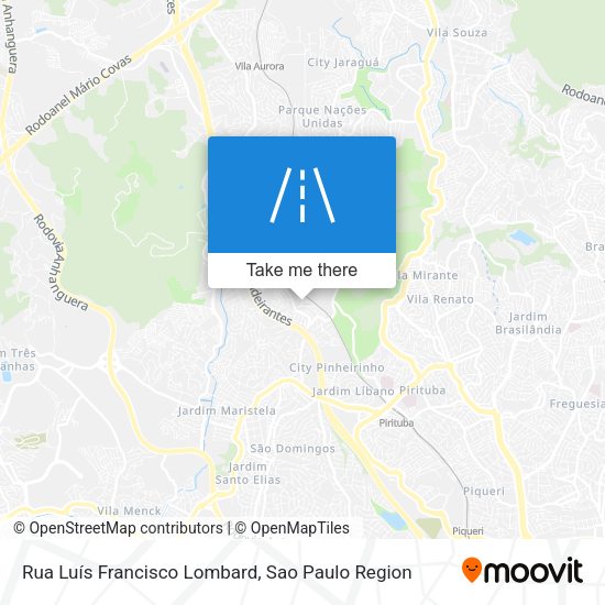 Rua Luís Francisco Lombard map