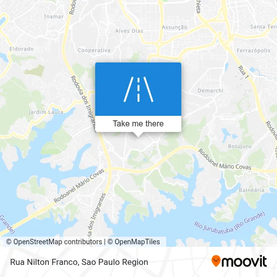 Rua Nilton Franco map