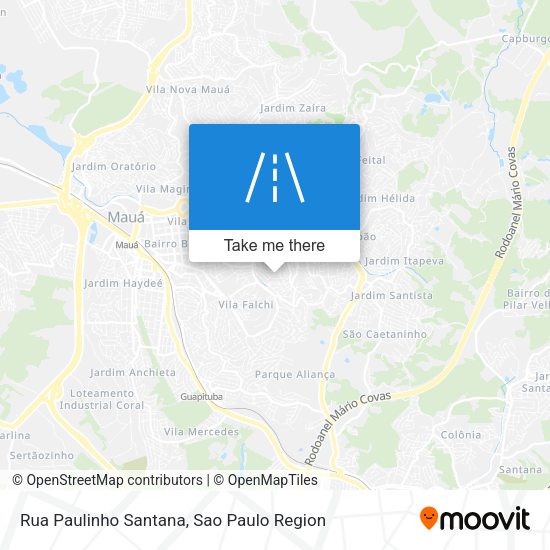 Rua Paulinho Santana map