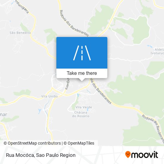 Rua Mocóca map
