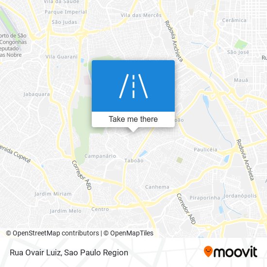 Rua Ovair Luiz map