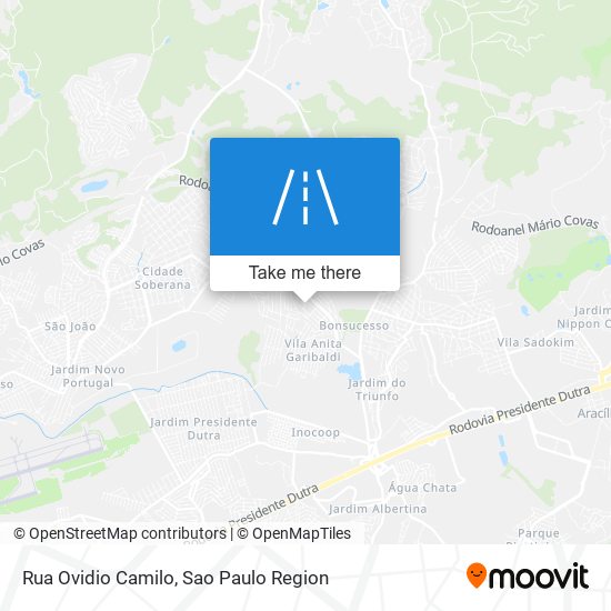Rua Ovidio Camilo map