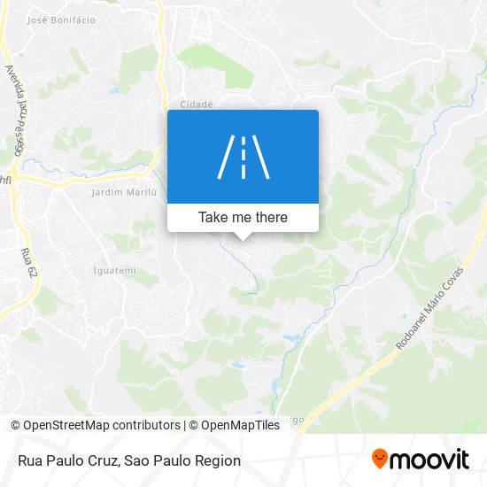 Mapa Rua Paulo Cruz