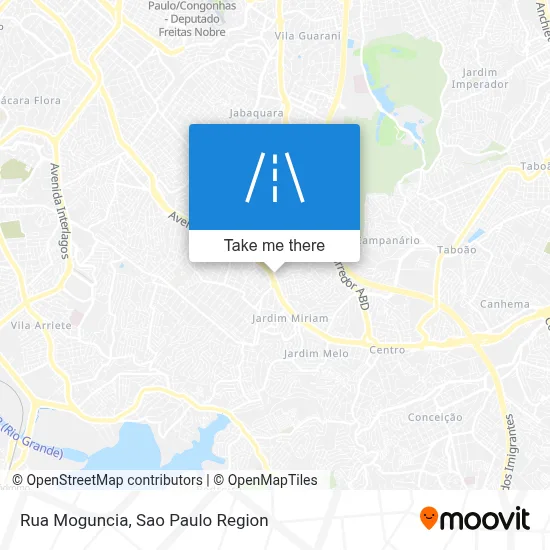 Rua Moguncia map