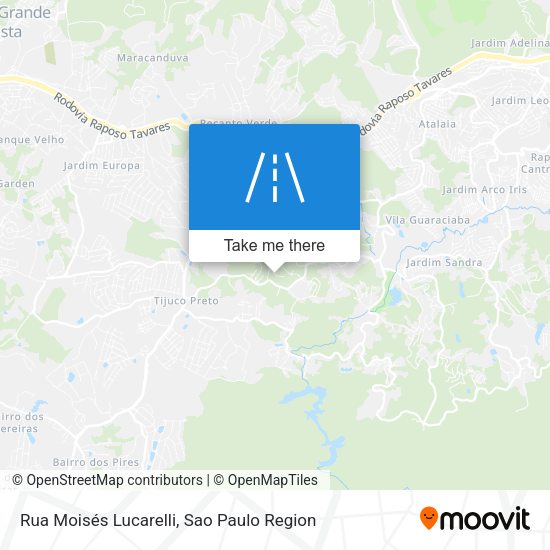 Rua Moisés Lucarelli map