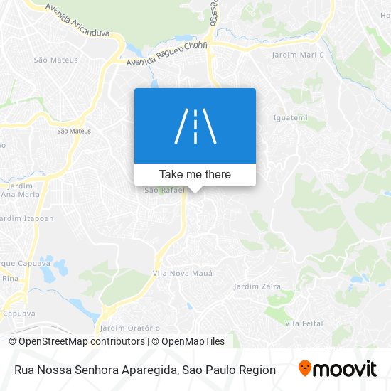 Rua Nossa Senhora Aparegida map