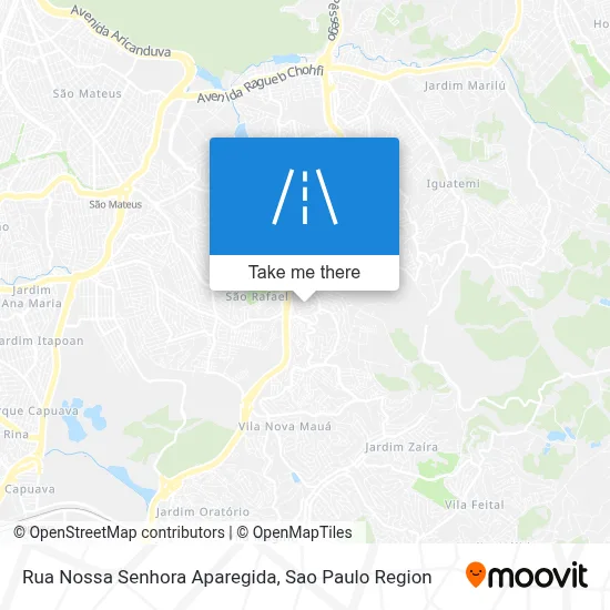 Rua Nossa Senhora Aparegida map