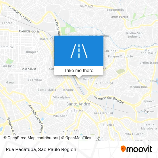 Rua Pacatuba map