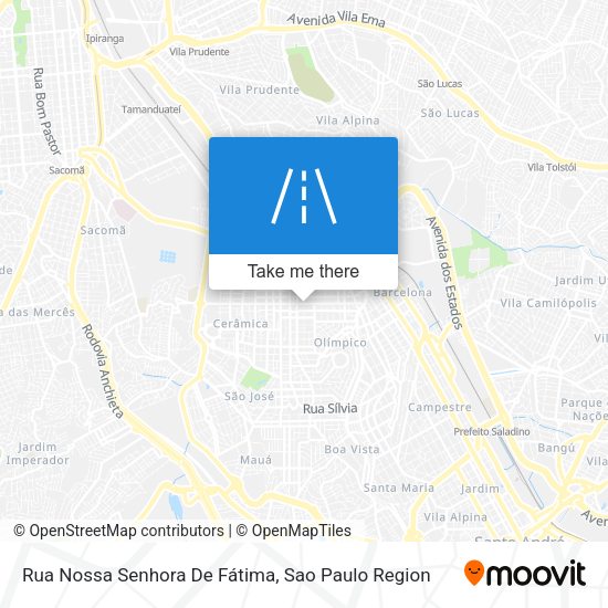 Rua Nossa Senhora De Fátima map