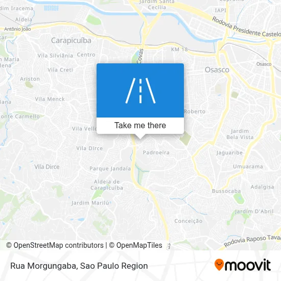 Rua Morgungaba map