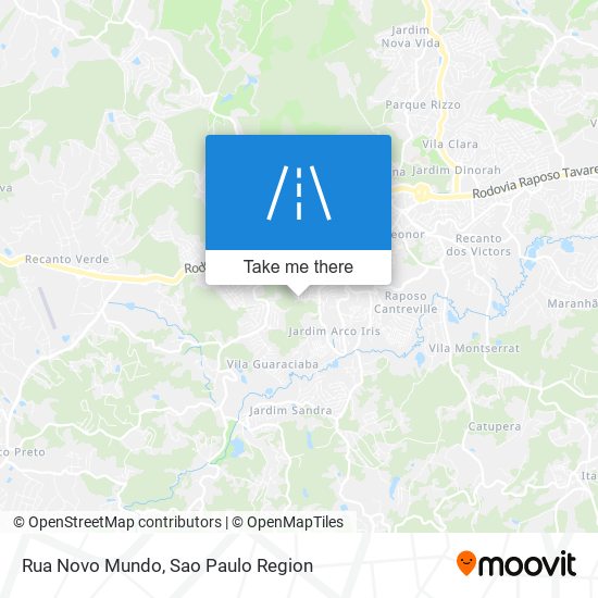 Rua Novo Mundo map