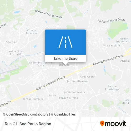 Rua O1 map