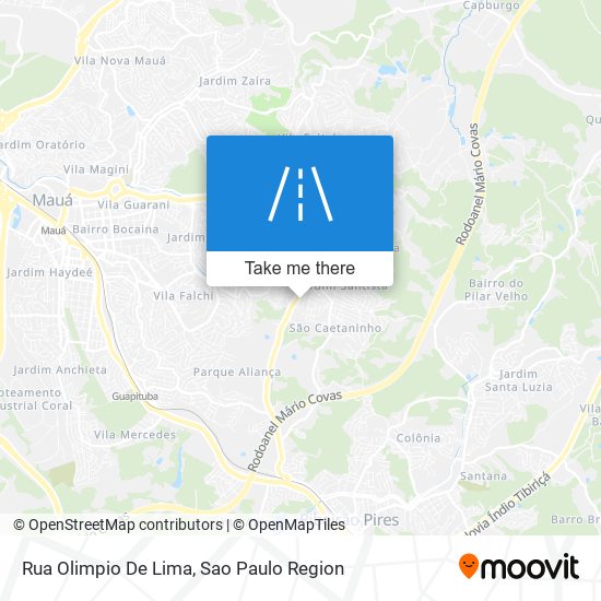 Mapa Rua Olimpio De Lima