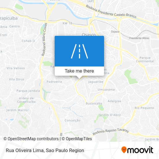 Rua Oliveira Lima map