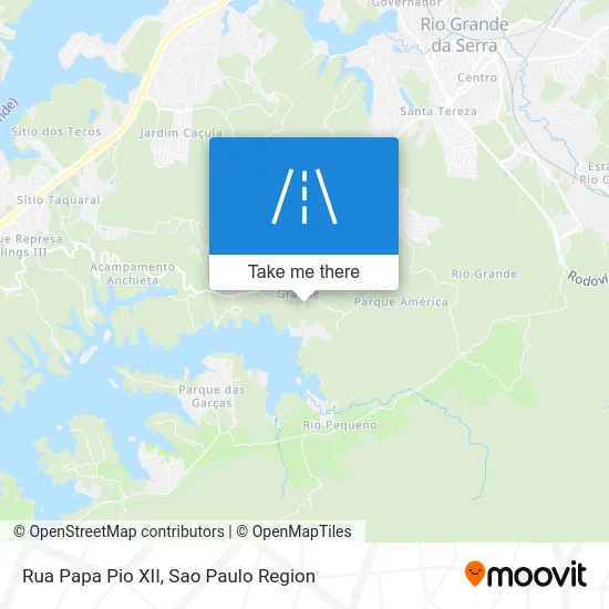 Rua Papa Pio XII map