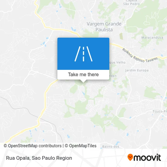 Rua Opala map
