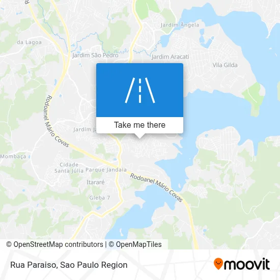 Rua Paraiso map