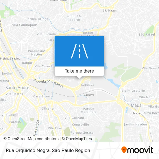 Rua Orquídeo Negra map
