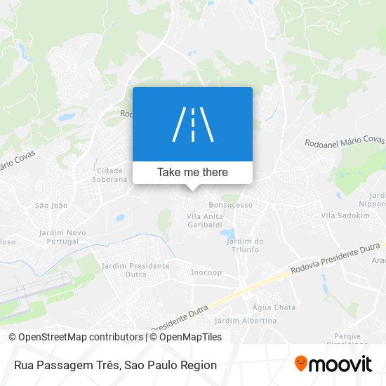 Rua Passagem Três map