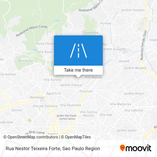 Rua Nestor Teixeira Forte map