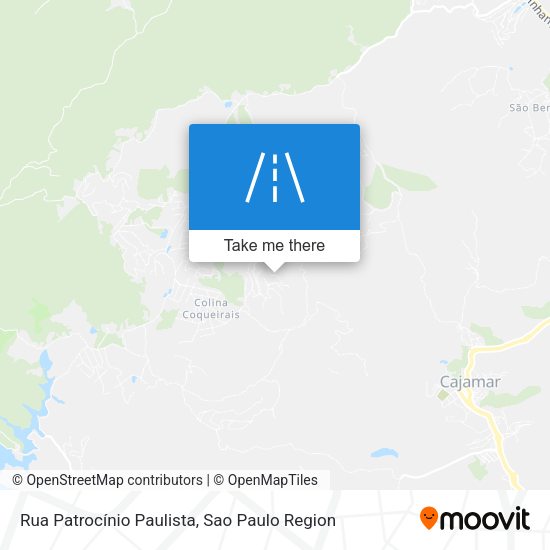 Rua Patrocínio Paulista map