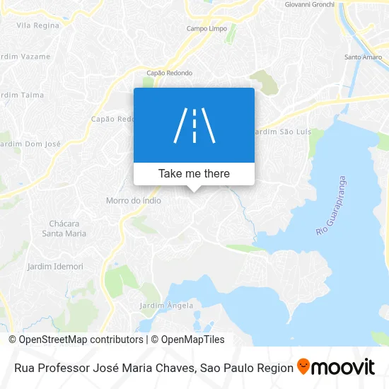 Rua Professor José Maria Chaves map