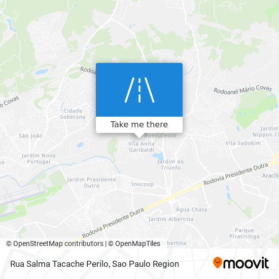 Rua Salma Tacache Perilo map